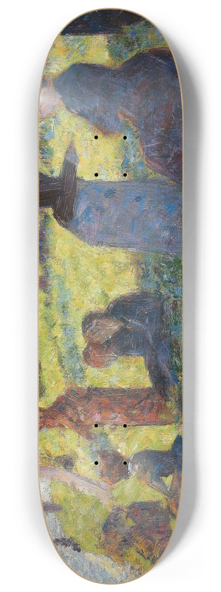 Georges Seurat - Oil Sketch for La Grande Jatte 8.25 inch art skate deck