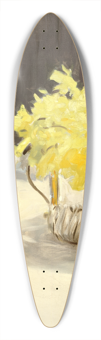 John Singer Sargent - Still Life withDaffodils 39.3 inch art pintail longboard deck