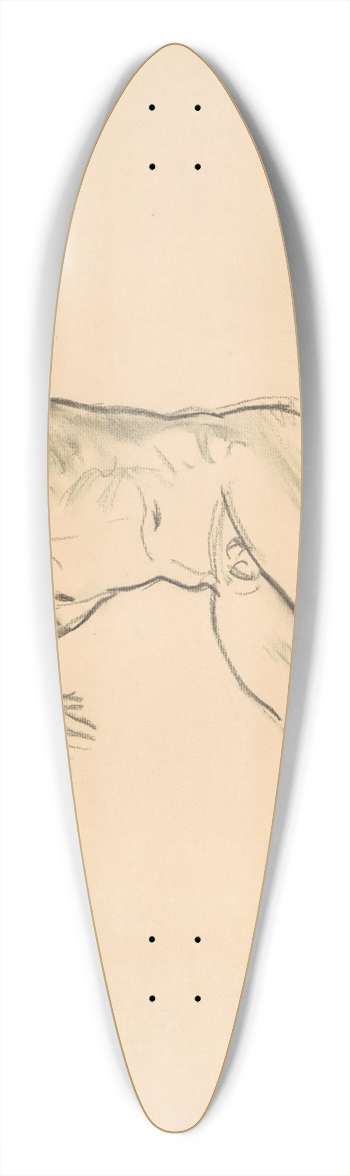 John Singer Sargent - Study for Arion 39.3 inch art pintail longboard deck