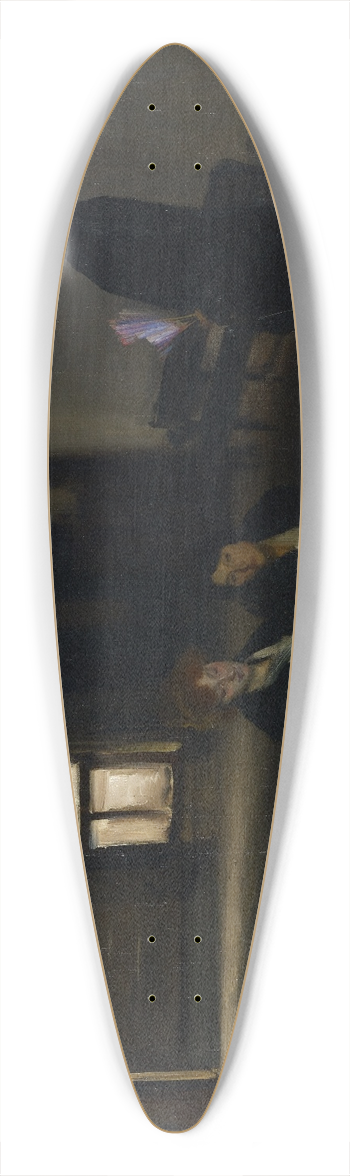 John Singer Sargent - Venetian Bead Stringers 39.3 inch art pintail longboard deck