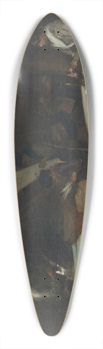 John Singer Sargent - Venetian Glass Workers 39.3 inch art pintail longboard deck