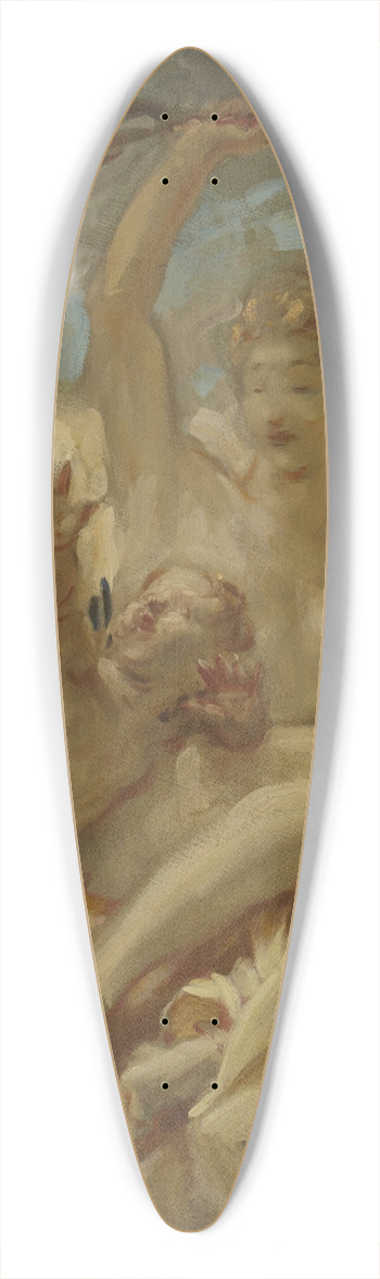 John Singer Sargent - Venus and Cupid 39.3 inch art pintail longboard deck