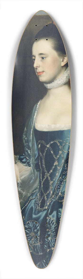 John Singleton Copley - Mrs. Daniel Sargent (Mary Turner) 39.3 inch art pintail longboard deck