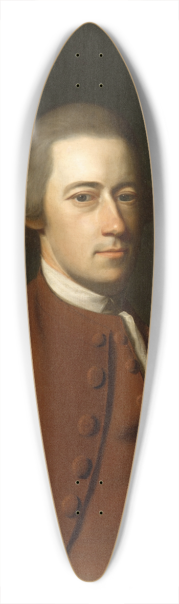 John Singleton Copley - Samuel Verplanck 39.3 inch art pintail longboard deck