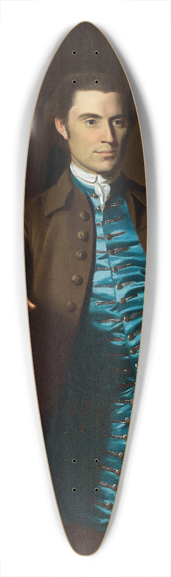 John Singleton Copley - Thaddeus Burr 39.3 inch art pintail longboard deck