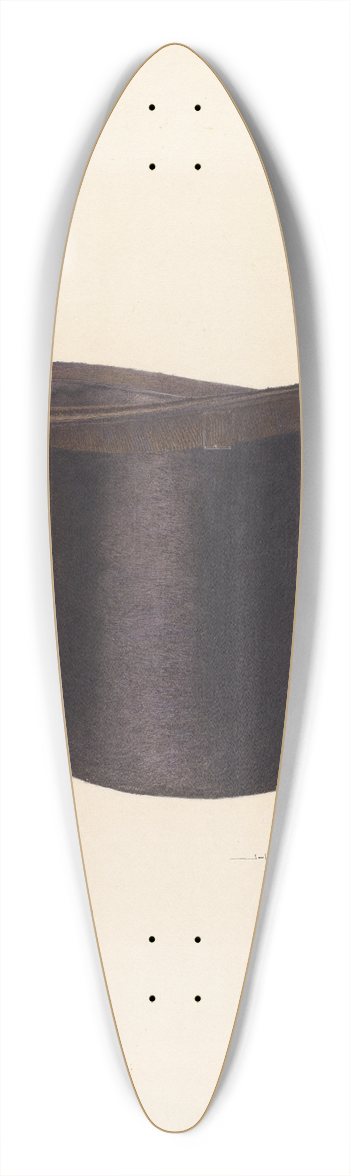 John Swientochowski - High Silk Hat 39.3 inch art pintail longboard deck