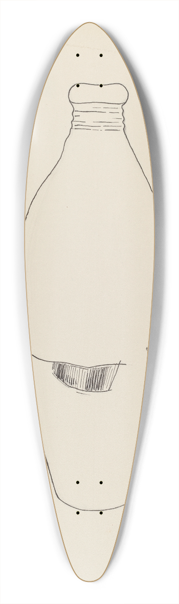 John Tarantino - Flask 39.3 inch art pintail longboard deck