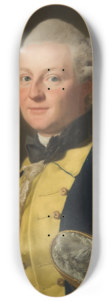 Alexander Roslin - Baron Carl Adam Wachtmeister 8.25 inch art skate deck