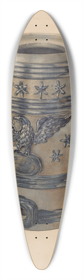 John Tarantino - Wine Keg 39.3 inch art pintail longboard deck