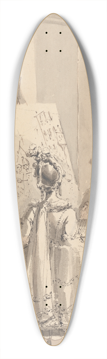John Thomas Smith - The Reconcilation 39.3 inch art pintail longboard deck