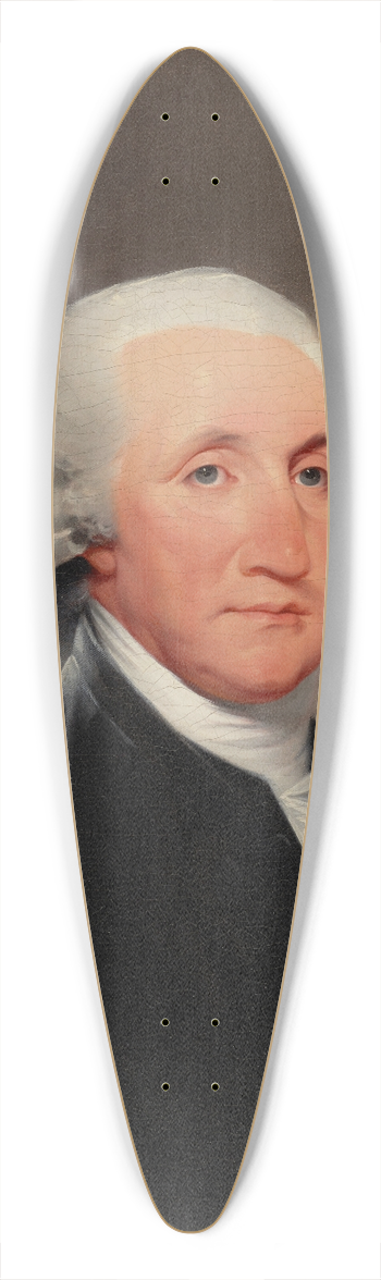 John Trumbull - George Washington 39.3 inch art pintail longboard deck