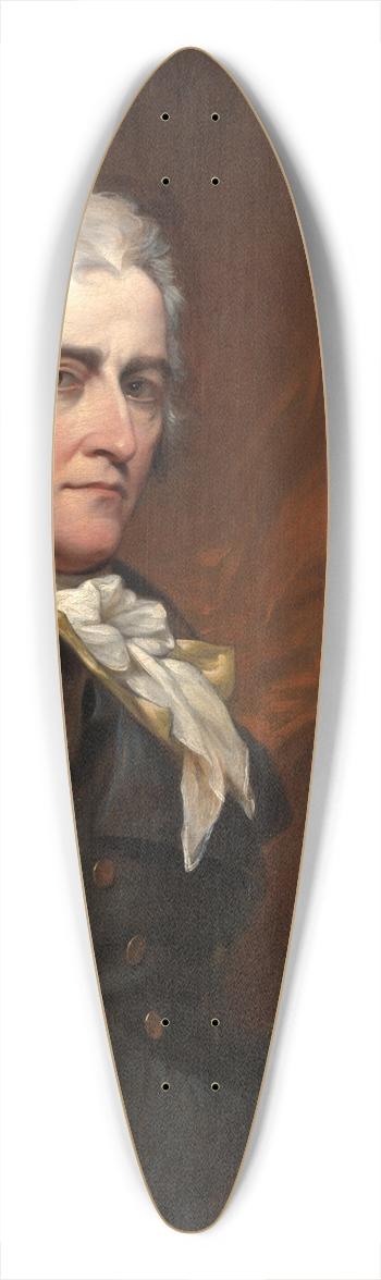 John Trumbull - Self-Portrait 39.3 inch art pintail longboard deck