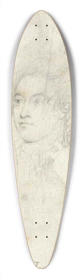 John Trumbull - ThomasLynch 39.3 inch art pintail longboard deck