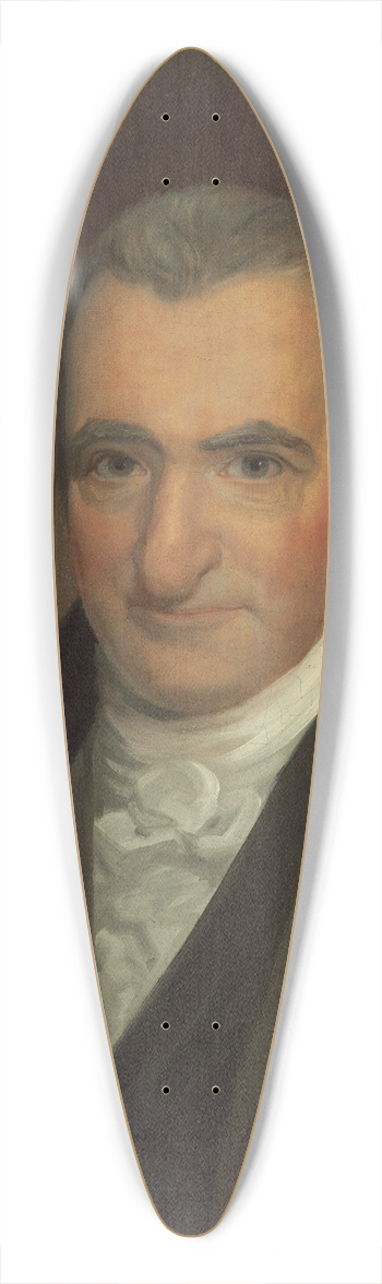 John Wesley Jarvis - Thomas Paine 39.3 inch art pintail longboard deck