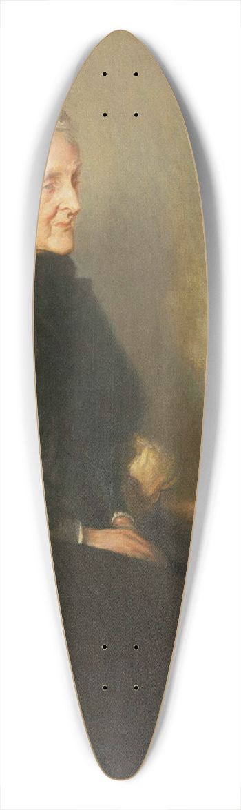 John White Alexander - Isabella Guthrie McCosh (1817-1909) 39.3 inch art pintail longboard deck