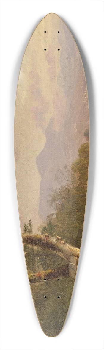 John Williamson - View from the Bluff 39.3 inch art pintail longboard deck