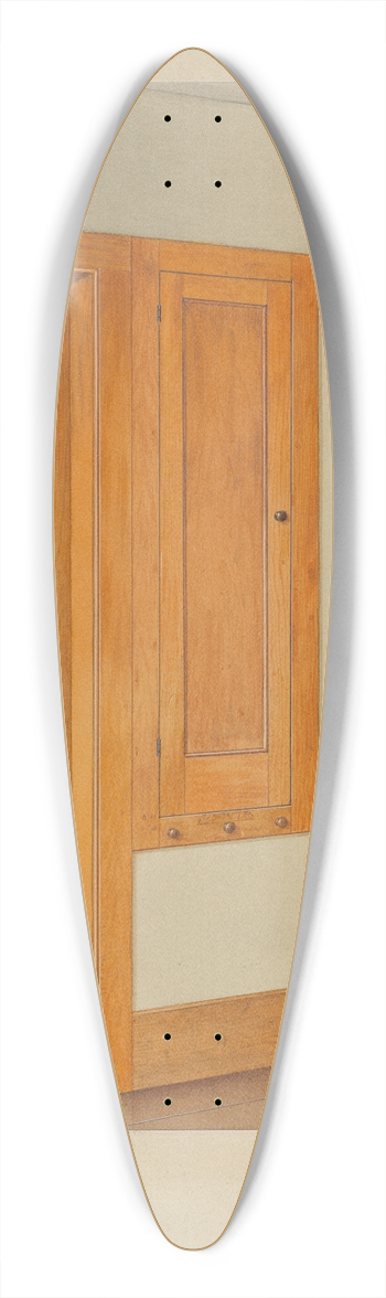 John W. Kelleher - Shaker Cupboard 39.3 inch art pintail longboard deck