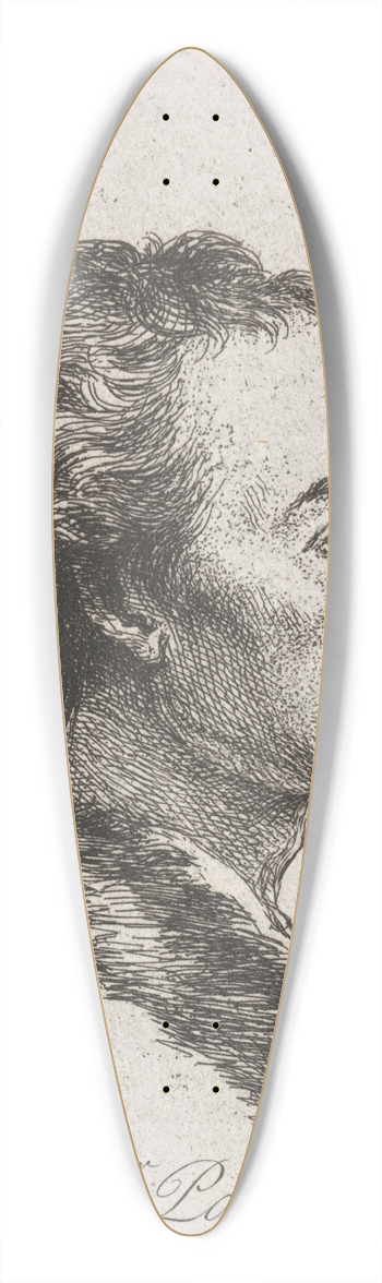 Jonathan Richardson the Elder - Alexander Pope, Profile 39.3 inch art pintail longboard deck
