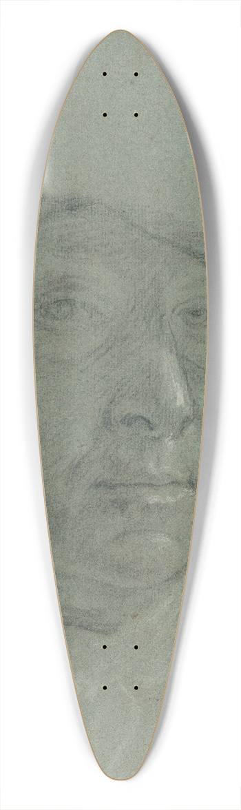 Jonathan Richardson the Elder - Self-Portrait Wearing a Cloth Hat 39.3 inch art pintail longboard deck