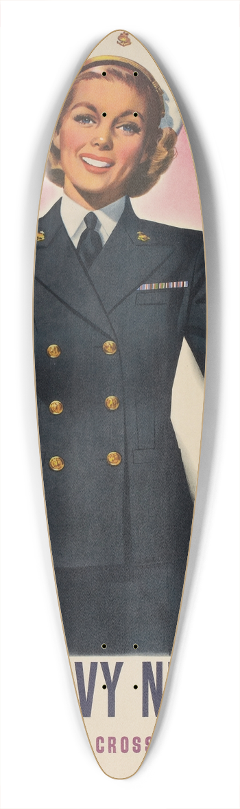 Jon Whitcomb - Join the Navy Nurse Corps 39.3 inch art pintail longboard deck