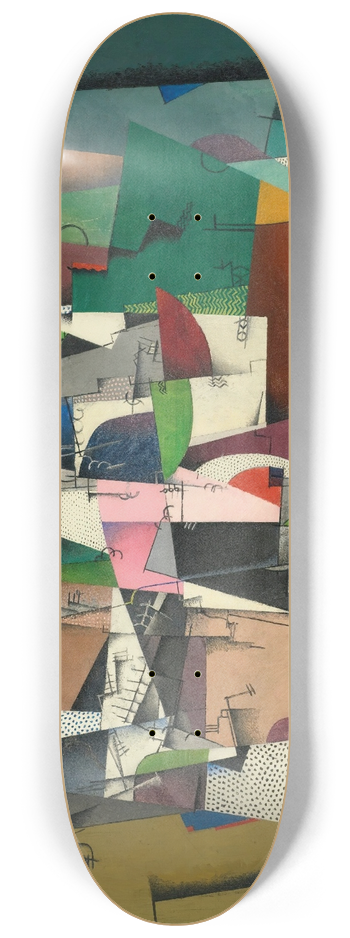 Georges Valmier - LE PIANO 8.25 inch art skate deck