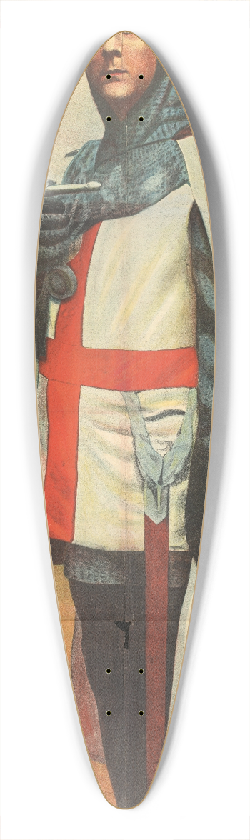 Jordison & Co., Ltd, - Ivanhoe 39.3 inch art pintail longboard deck