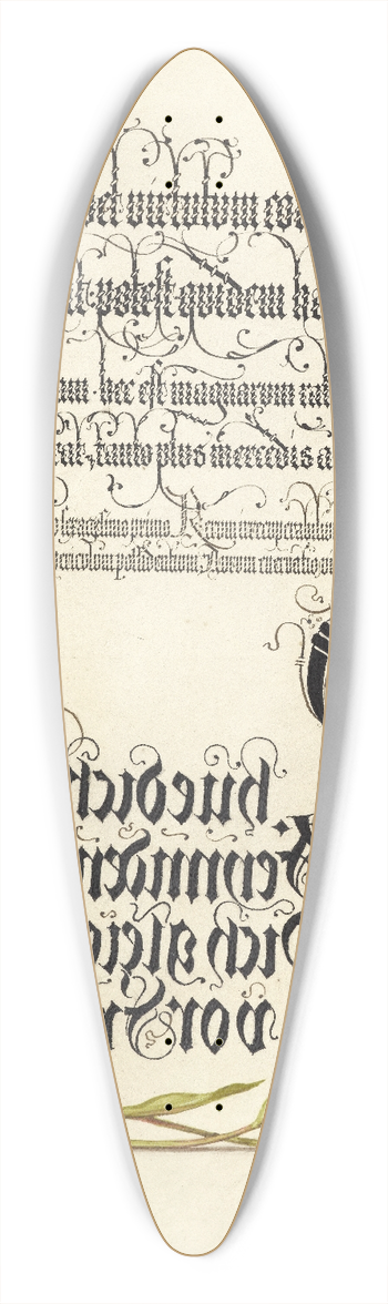 Joris Hoefnagel - Cuckoo Flower 39.3 inch art pintail longboard deck