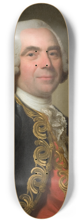 Alexander Roslin - Portrait of a Cavalier 8.25 inch art skate deck