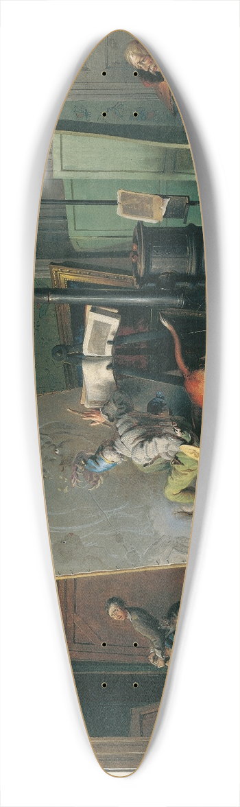 Josef Danhauser - Komische Szene im Atelier 39.3 inch art pintail longboard deck