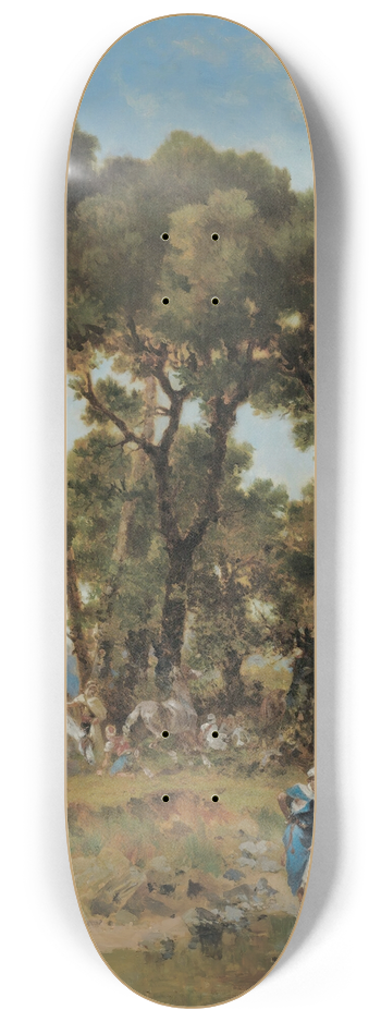 Georges Washington - Halte Dans Les Montagnes 8.25 inch art skate deck