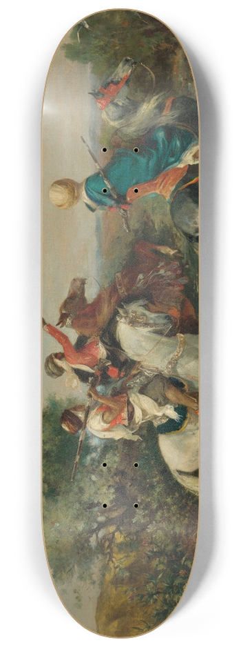 Georges Washington - La Chasse Au Faucon 8.25 inch art skate deck