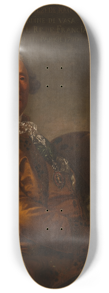 Alexander Roslin - Self-portrait 8.25 inch art skate deck