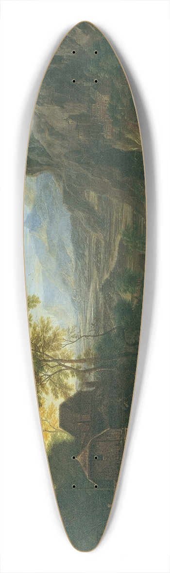 Josef Orient - Ideale Landschaft mit Bauernkirmes 39.3 inch art pintail longboard deck