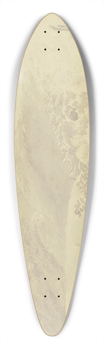 Josef Rebell - Blick auf den Albanersee 39.3 inch art pintail longboard deck