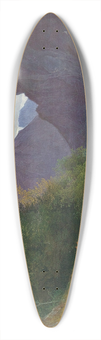 Josef Schwemminger - Partie zwischen Ebensee und Traunkirchen mit Blick auf den Traunstein 39.3 inch art pintail longboard deck