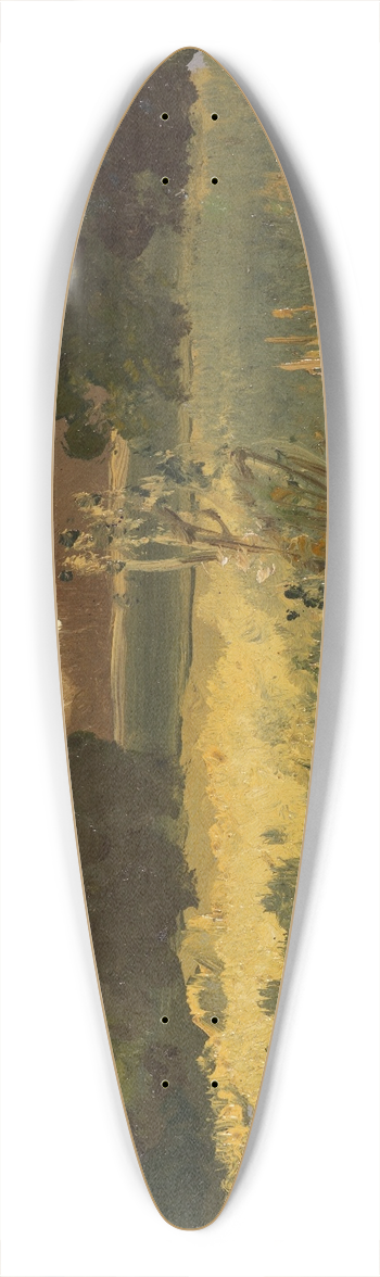 Josef Wenglein - Am Simssee 39.3 inch art pintail longboard deck