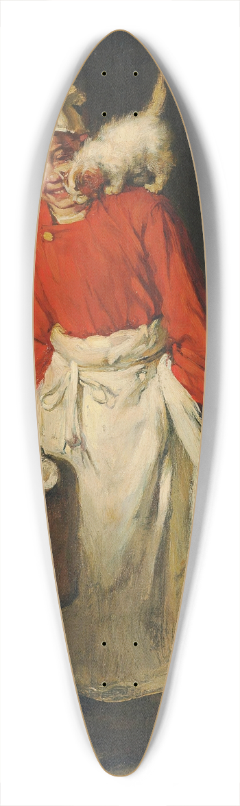 Joseph Bail - Taking a Break 39.3 inch art pintail longboard deck