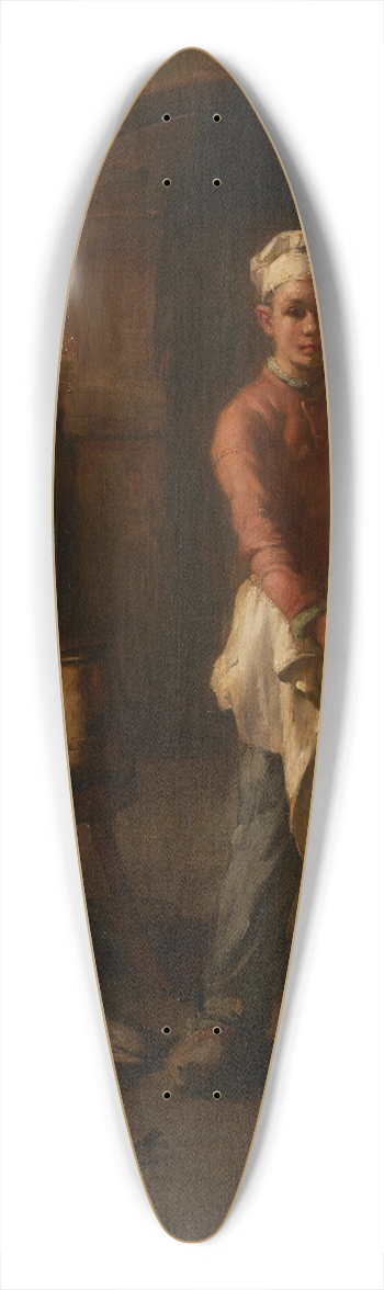 Joseph Bail - The Kitchen Boy 39.3 inch art pintail longboard deck