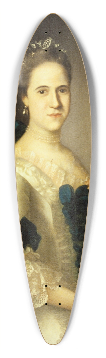Joseph Blackburn - Portrait of Marchioness Wentworth 39.3 inch art pintail longboard deck