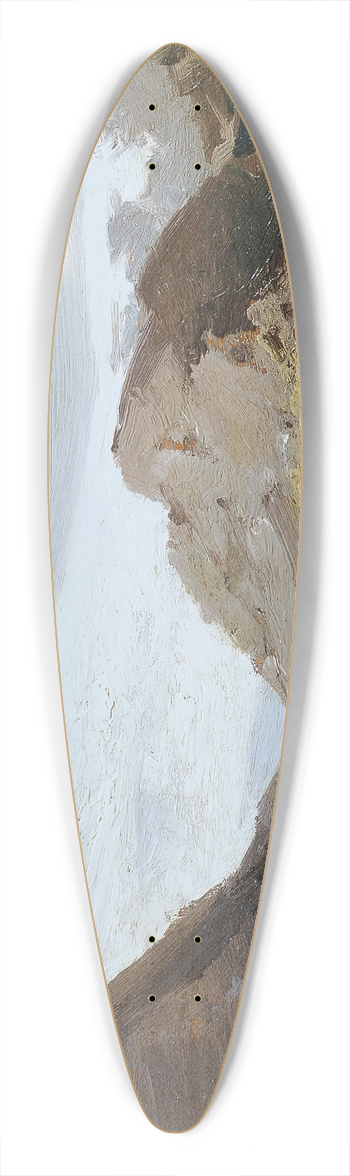Joseph Brunner - Der Madatschgletscher 39.3 inch art pintail longboard deck