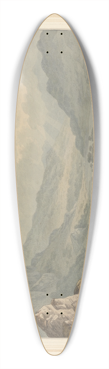 Joseph Farington - Rydalmere 39.3 inch art pintail longboard deck