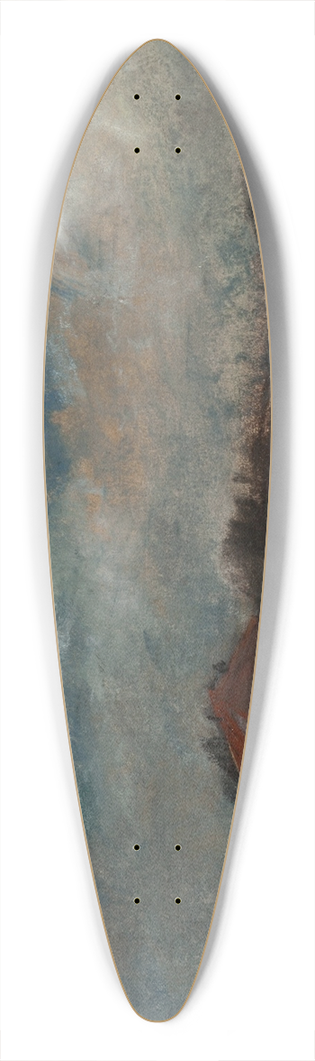 Joseph Frank Currier - Stormy Sky 39.3 inch art pintail longboard deck
