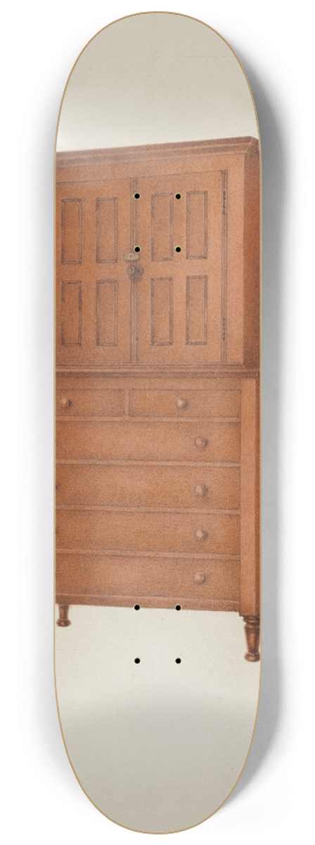 George V. Vezolles - Shaker Cabinet 8.25 inch art skate deck