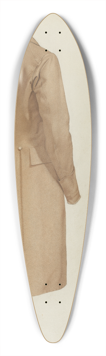 Joseph Goldberg - Shaker Mans Coat 39.3 inch art pintail longboard deck