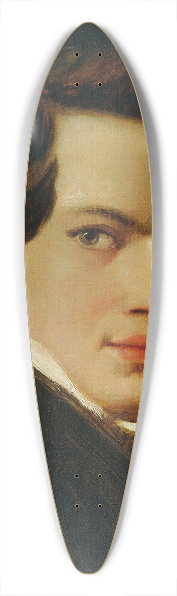 Joseph Hasslwander - Friedrich Hasslwander 39.3 inch art pintail longboard deck