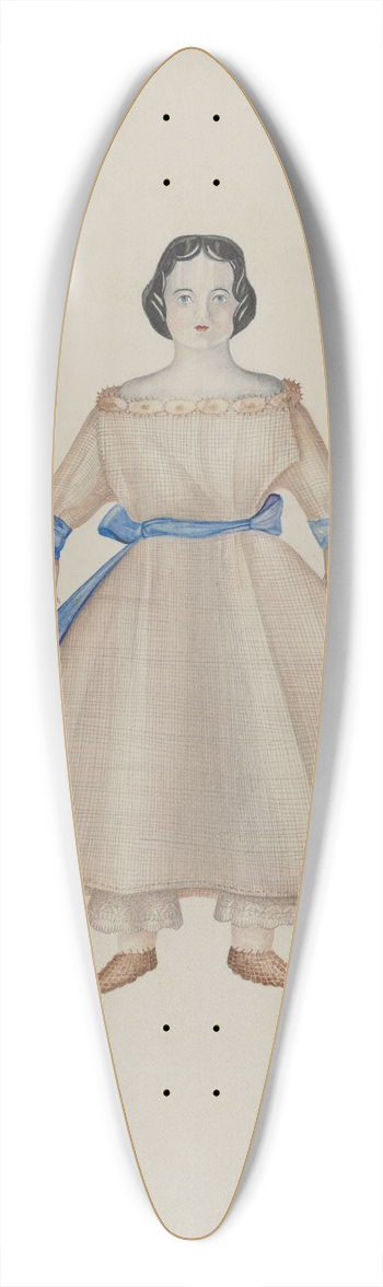 Josephine C. Romano - Doll  Mary 39.3 inch art pintail longboard deck