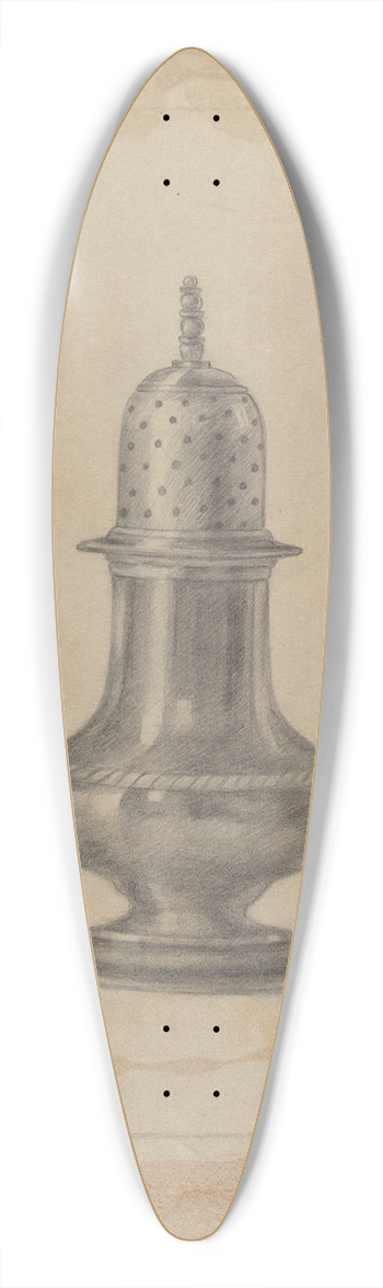 Joseph Leboit - Silver Caster 39.3 inch art pintail longboard deck
