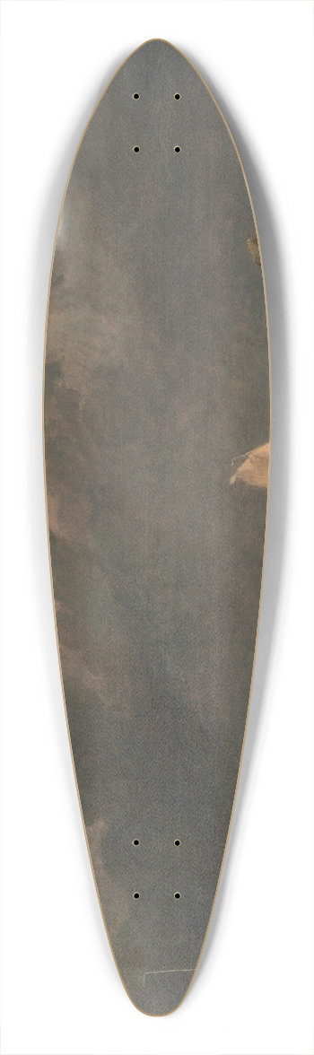 Joseph Mallord William Turner - Port Ruysdael 39.3 inch art pintail longboard deck