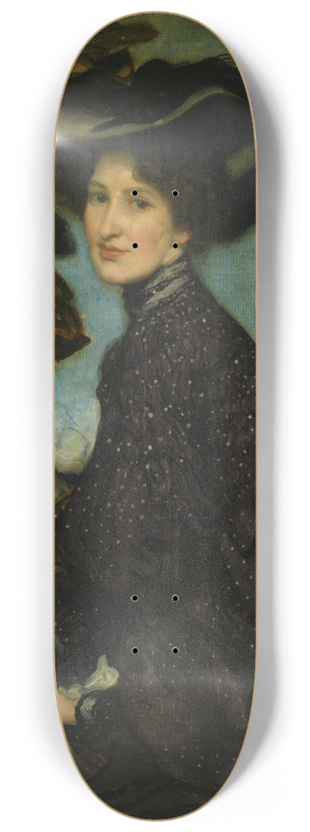 George Washington Lambert - Miss Thea Proctor 8.25 inch art skate deck