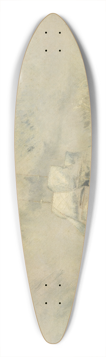 Joseph Mallord William Turner - Whalers 39.3 inch art pintail longboard deck